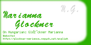 marianna glockner business card